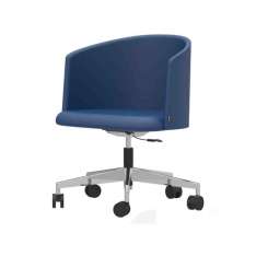 Obrotowe krzesło biurowe z podstawą 5-Spoke na kółkach Mobboli Chelsea 800BC