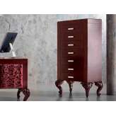 Drewniana szafka biurowa z szufladami Modenese Gastone Minimal Baroque