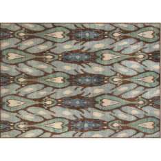 Wzorzysty, ręcznie robiony dywan Mohebban Ikat - IT226