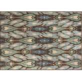 Wzorzysty, ręcznie robiony dywan Mohebban Ikat - IT226