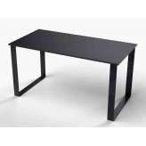 Rozkładany prostokątny stół konferencyjny ze stali i drewna Moltomeno.Design FAVOLO