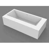 Wanna prostokątna wolnostojąca MOMA Design Platinum BASIC