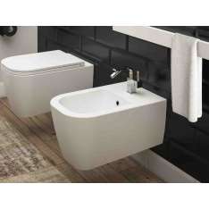 Bidet ceramiczny wiszący MOMA Design BQUADRO
