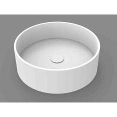 Umywalka nablatowa okrągła Solid Surface MOMA Design CIRCLE BASIN