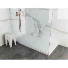 Prostokątny brodzik Solid Surface MOMA Design MINIMUM