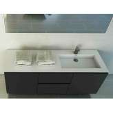 Prostokątna umywalka wpuszczana w blat MOMA Design MODUL DESK 60
