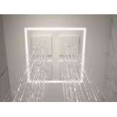 Głowica prysznicowa Solid Surface zamontowana na suficie LED MOMA Design MULTISHOWER