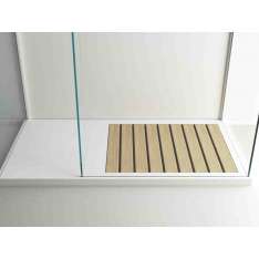 Brodzik prostokątny Solid Surface MOMA Design ONE SHOWER TEAK