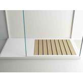 Brodzik prostokątny Solid Surface MOMA Design ONE SHOWER TEAK