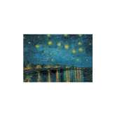 Wzorzysty prostokątny dywanik poliamidowy Mondiart STARRY NIGHT OVER THE RHONE