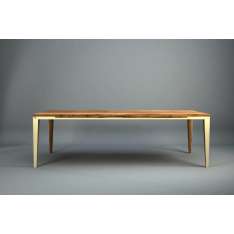 Stół Dyle Essence 001 240 x 100, 100 Letni dąb - nogi złote