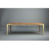 Stół Dyle Essence 001 240 x 100, 100 Letni dąb - nogi złote