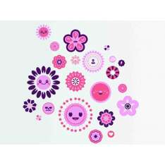 Winylowa naklejka ścienna Moustache BLOOMBASTIC PINK
