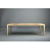 Stół Dyle Essence 001 240 x 100, nowy dąb - nogi złote