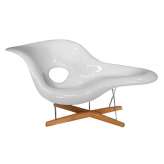 Fotel Bird biały - włókno szklane | drewno | metal