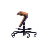 Tkaninowe krzesło obrotowe z funkcją wstawania Mykinema KINEMA® BROWN