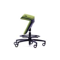 Tkaninowe krzesło obrotowe z funkcją wstawania Mykinema KINEMA® GREEN