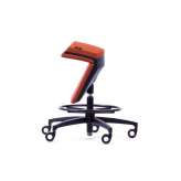 Tkaninowe krzesło obrotowe z funkcją wstawania Mykinema KINEMA® RUST