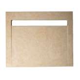 Prostokątny bardzo płaski brodzik z kamienia Trani Naturalmente Puglia Trani stone shower tray