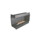 Narożny kominek na bioetanol do zabudowy NetZero Fire NZ36F Left-Corner Firebox