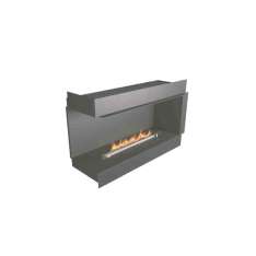 Narożny kominek na bioetanol do zabudowy NetZero Fire NZ48F Left-Corner Firebox