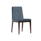 Krzesło tapicerowane tkaniną z bukową podstawą New Life Arisa SE01 BASE 10
