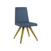 Krzesło tapicerowane tkaniną z bukową podstawą New Life Arisa SE01 BASE 11