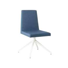 Krzesło z tkaniny na kozłach z metalową podstawą New Life Arisa SE01 BASE 22