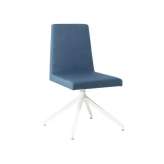Krzesło z tkaniny na kozłach z metalową podstawą New Life Arisa SE01 BASE 22