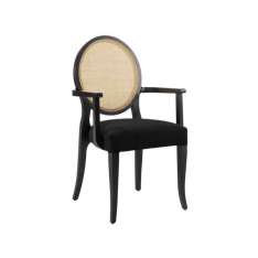 Krzesło z tkaniny Medallion z podłokietnikami New Life A-round PO02
