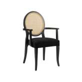 Krzesło z tkaniny Medallion z podłokietnikami New Life A-round PO02