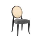 Krzesło z tkaniny tapicerowanej Medallion New Life A-round SE02