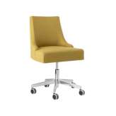Obrotowe krzesło z tkaniny z podstawą aluminiową New Life Nancy SE01 BASE 23
