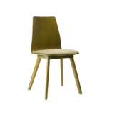 Krzesło z drewna wielowarstwowego z wbudowaną poduszką New Life Tecla SE03 BASE 10