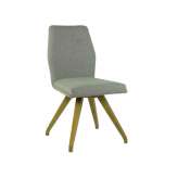Krzesło tapicerowane tkaniną z bukową podstawą New Life Viva SE01 BASE 11