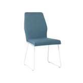 Krzesło na płozach z tkaniny tapicerowanej z metalową podstawą New Life Viva SE01 BASE 20