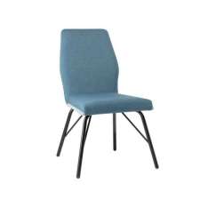 Krzesło z tkaniny tapicerowanej z metalową podstawą New Life Viva SE01 BASE 21