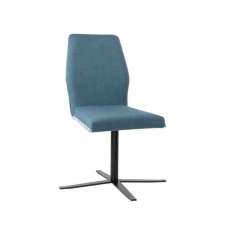 Krzesło tapicerowane tkaniną z metalową podstawą z 4 ramionami New Life Viva SE01 BASE 24