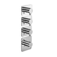 Termostatyczna bateria prysznicowa Newform 3-Way Out Thermostatic Selectors