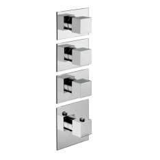 Termostatyczna bateria prysznicowa Newform 3-Way Out Thermostatic Selectors