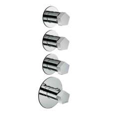 Termostatyczna bateria prysznicowa Newform 3-Way Out Thermostatic Selectors