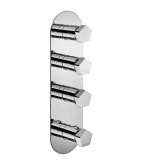 Termostatyczna bateria prysznicowa z płytką Newform 3-Way Out Thermostatic Selectors