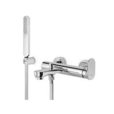 Zestaw naściennej wanny zewnętrznej z prysznicem ręcznym Newform Linfa Ii