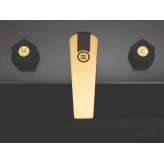 Bateria umywalkowa nablatowa 3-otworowa Newform Park Limited Edition