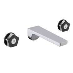 Bateria umywalkowa ścienna 3-otworowa, bez odpływu Newform Park Limited Edition