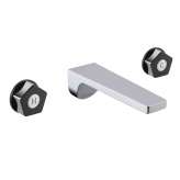 Bateria umywalkowa ścienna 3-otworowa, bez odpływu Newform Park Limited Edition