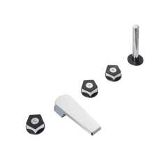 Bateria wannowa podtynkowa 5-otworowa Newform Park Limited Edition