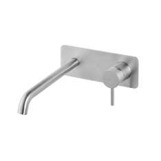 Bateria umywalkowa ścienna ze stali nierdzewnej Newform X-Steel 316