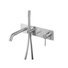 Zestaw wannowy z główką prysznicową Newform X-Steel 316
