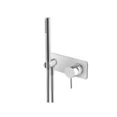 Bateria prysznicowa 2-otworowa z główką prysznicową Newform X-Steel 316